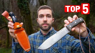 TOP 5 Cuchillos De Supervivencia Y Bushcraft 🔪🔥 Mis Favoritos [upl. by Morey]