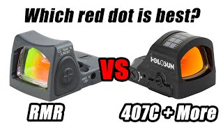 Trijicon RMR vs Holosun 407C 507C 508T 509T amp EPS [upl. by Risser]