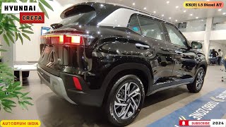 Hyundai Creta 😍 SXO 15 Diesel AT  Review  Features Specs Comfort amp Prices 💫 [upl. by Ahsitram]