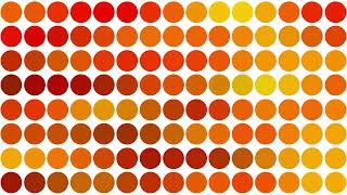 Abstract Yellow Orange REd Mosaic Circles Disco Party Free 4K Animated Motion Background 211 [upl. by Ahseena886]