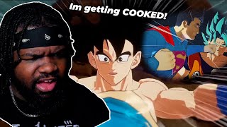 The Death Battle of Goku vs Superman was ELITE blankboy REACTION [upl. by Alihet]