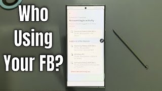 How to check Facebook login devices 2024 UPDATED [upl. by Udale703]