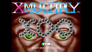 X Multiply Arcade Game Irem 1989 longplay [upl. by Redman622]