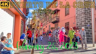 4K Carnival in Puerto De La Cruz Tenerife Canary Islands Spain [upl. by Iramohs237]