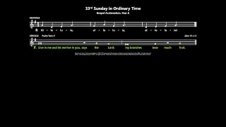 33rd Sunday in Ordinary Time Gospel Acclamation Year A Australian Lectionary [upl. by Mcintosh]