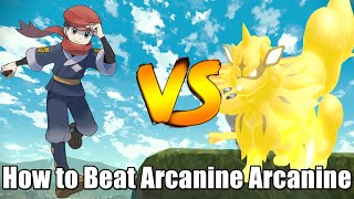 Pokemon Legends Arceus Boss Fight How to Beat Arcanine [upl. by Siloa]