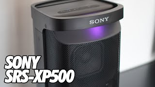 Sony SRSXP500 Review  Party Speaker with Battery [upl. by Iral868]