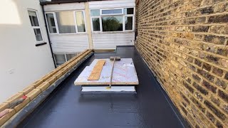 We finished the fibreglass roof on the extension [upl. by Luciano]