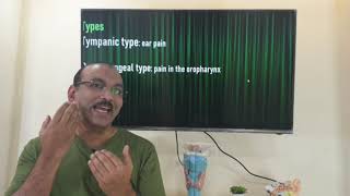 Glossopharyngeal neuralgia Hindi Patient teaching programme [upl. by Anilac]