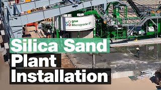 Silica Sand Plant Installation Timelapse [upl. by Dimah945]