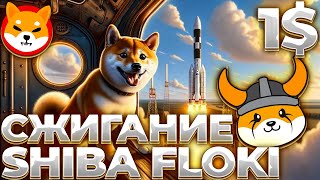 SHIBA INU И FLOKI СЖИГАНИЕ ПОЧЕМУ SHIB НЕ СЖИГАЕТ ТОКЕНЫ SHIBFLOKI 1 [upl. by Ahseekal]