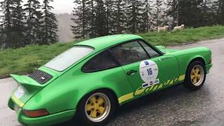 MEGEVE  ST TROPEZ CLASSIC RALLY  COURCHEVEL STAGE [upl. by Cordalia748]