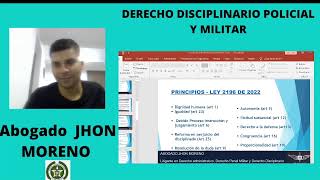 DERECHO DISCIPLINARIOCLASE 1PRINCIPIOS [upl. by Budd166]