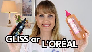 Review GLISS 7 SEC EXPRESS REPAIR TREATMENT vs LORÉAL 8 SECOND WONDER WATER [upl. by Gaw]