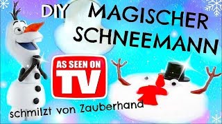 Ich TESTE die MAGIC SNOWMAN SCHMILZ KNETE vom Depot  SPIELZEUG TEST I PatDIY [upl. by Fayette653]