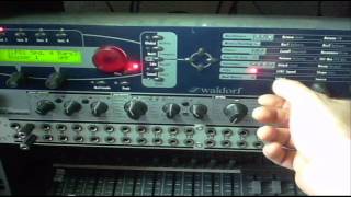 Waldorf Micro Q wavetable  comb filter [upl. by Murtha]