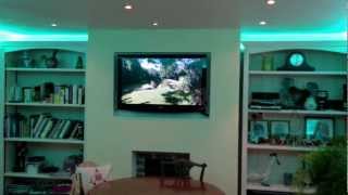 LED strip lights  Colour changing dining room using InStyle LED Tape lights [upl. by Gehlbach442]