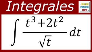 INTEGRALES DIRECTAS  Ejercicio 10 [upl. by Atiram484]