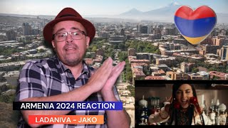 Armenia 2024 Reaction Ladanivas  quotJakoquot  Eurovision [upl. by Ojela]