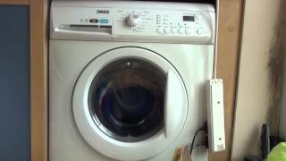 Zanussi Aquafall ZWHB7160  Cotton  rinse inter spin 1000rpm 9 of 13 [upl. by Haisej153]