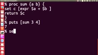 Tool command language for ns2 lecture 5Procedure [upl. by Adiarf418]