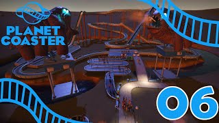 Los animatrónicos son lo máximo en el parque  Planet Coaster 06 [upl. by Ysac930]