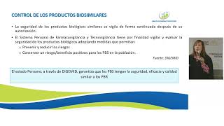 Biosimilares Innovadores  Rosina Hinojosa experta en asuntos regulatorios y economía de la salud [upl. by Willmert819]