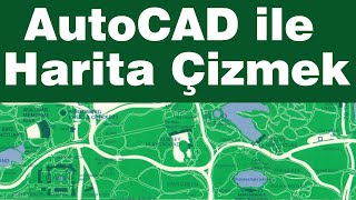 AutoCAD ile Harita Çizimi [upl. by Adara330]