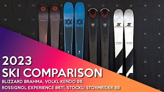 2023 Blizzard Brahma Volkl Kendo Rossignol Experience 86Ti Stockli Stormrider 88 [upl. by Lucrece]