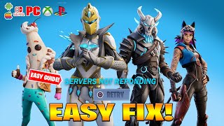 Why Fortnite Servers Is Down How to fix Fortnite Update Servers Down Offline Season OG Update [upl. by Kcirttap]