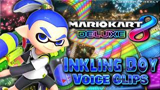 All Inkling Boy Voice Clips • Mario Kart 8 Deluxe • Voice Lines • Nintendo Switch Yuki Tsujii [upl. by Suixela]