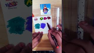 Testing Luxar Magic✨ Color Pens  Using Magic Colors shorts trending magic colors youtubeshorts [upl. by Aidyn]