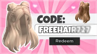 PROMOCODES THAT GIVE YOU FREE HAIR [upl. by Asiulairam486]