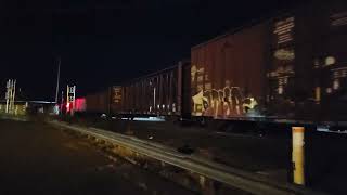 CN 5459 NB quotWoodtickquot L563 Arrives at Ladysmith WI on 111524 [upl. by Solram]