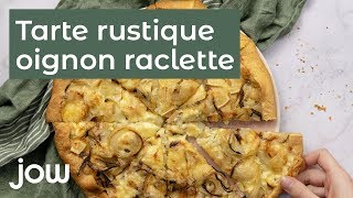 Tarte rustique oignons amp raclette [upl. by Jenne]