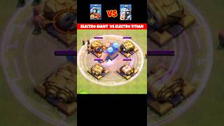 electro giant vs electro titian clashofclans clashroyale cocshorts coc viralshort shorts [upl. by Stevana]