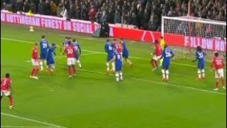 Serge Aurier goal vs Chelsea  Nottingham Forest vs Chelsea  11 [upl. by Ordnajela]