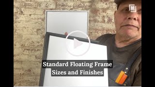 Floating Frames for Canvas Sustainable Picture Frame for Your Artwork [upl. by Otreblide]