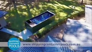 Shipping Container Pool  Get Ready for summer [upl. by Oidale]