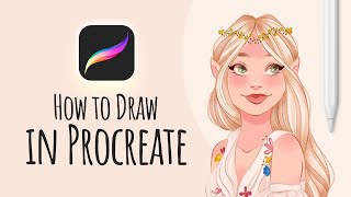 How to Draw in Procreate  Beginners Guide [upl. by Laris864]