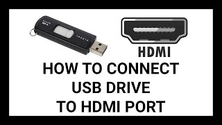 How to Connect an USB Drive to Your TVs HDMI Port To Watch Movies Using Nvidia Shield Pro [upl. by Pieter]