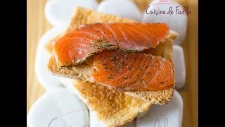 Gravlax How to make gravlax غرافلاكس السلمون [upl. by Whitehurst]