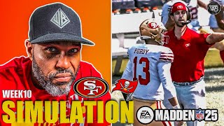 Epic Showdown 49ers Battle Buccaneers In Week 10 Madden 25 Simulation On Ps5 [upl. by Solrak]