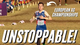 Jakob Ingebrigtsen INCREDIBLE FINISH  European Cross Country Championships 2022 [upl. by Marshal]