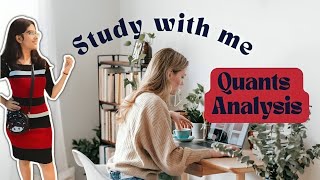 Fueling My Quants Study Session  day 2045 study vlog for CAT exam [upl. by Nolava]