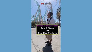 Knott’s Berry Farm Ride Recommendations for One Day Visitors [upl. by Laius142]