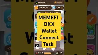 Memefi okx wallet Connect  Memefi Wallet Connect  okx wallet create Okx wallet connect kaise kare [upl. by Milstone]