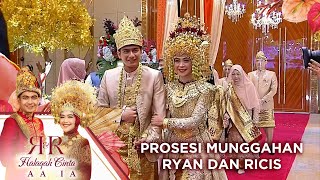 PROSESI MUNGGAHAN RYAN DAN RICIS  HALAQAH CINTA RICIS RYAN AKAD NIKAH [upl. by Ardnua722]