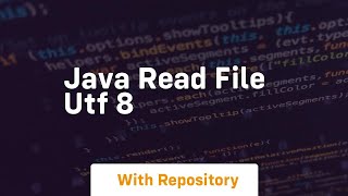 java read file utf 8 [upl. by Peale875]