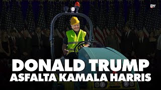 Donald Trump asfalta Kamala Harris  Dietro il Sipario  Talk Show [upl. by Siroval204]